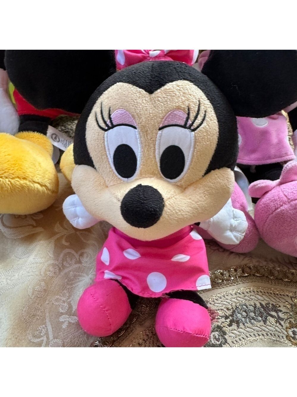 Disney Set of 3 Mickey Mouse, Minnie Mouse and Baby Minnie Stuff Toys - Picture 2 of 7